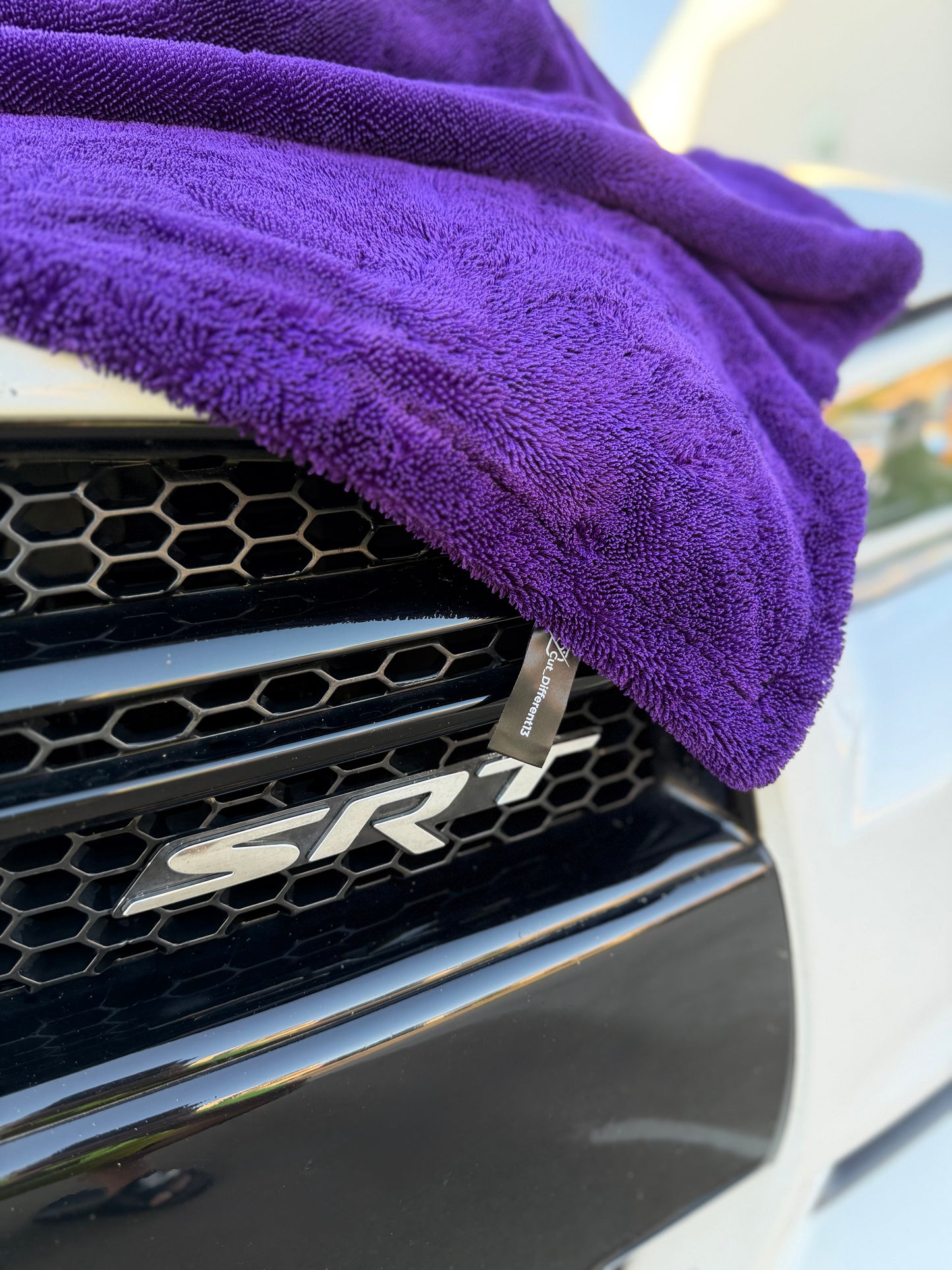 "Cut Different" SRT-8 Edition 1400 GSM Royal Purple Drying Towel (24" x 36")