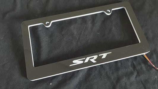 SRT LED License Plate Frame